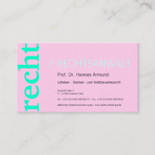 Cartão de visita da Chancelaria