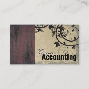 Cartão de visita da contabilidade - o conselho do