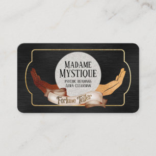 Cartão de visita da Convidadora de Fortuna Crystal