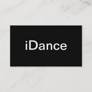 Cartão de visita da dança