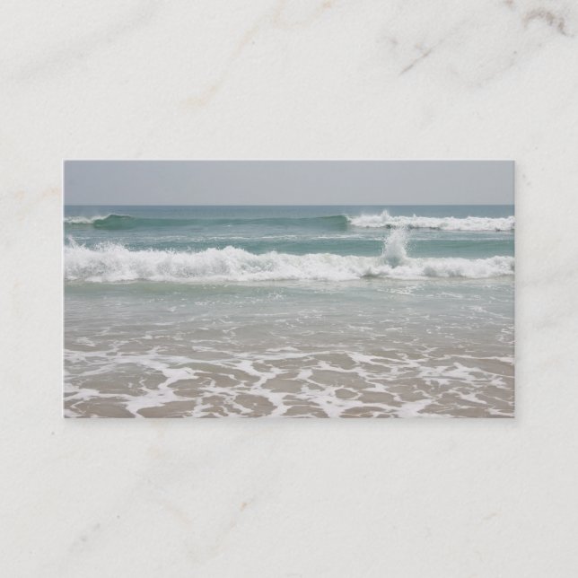 Cartão de visita da dança do oceano (Frente)