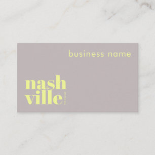 Cartão de Visita da Empresa de Nashville Tennessee