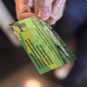 Cartão de visita da empresa de serviços lançado