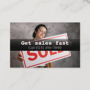 Cartão de visita da Empresa de Vendas de Anúncios