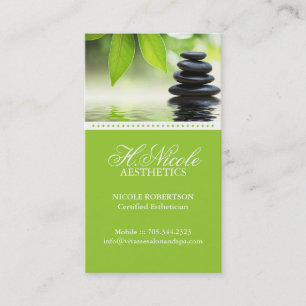 Cartão de visita da estética