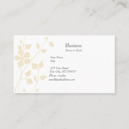 Cartão De Visita Da extravagância Pastel floral pálido brandamente