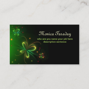 cartão de visita da fantasia