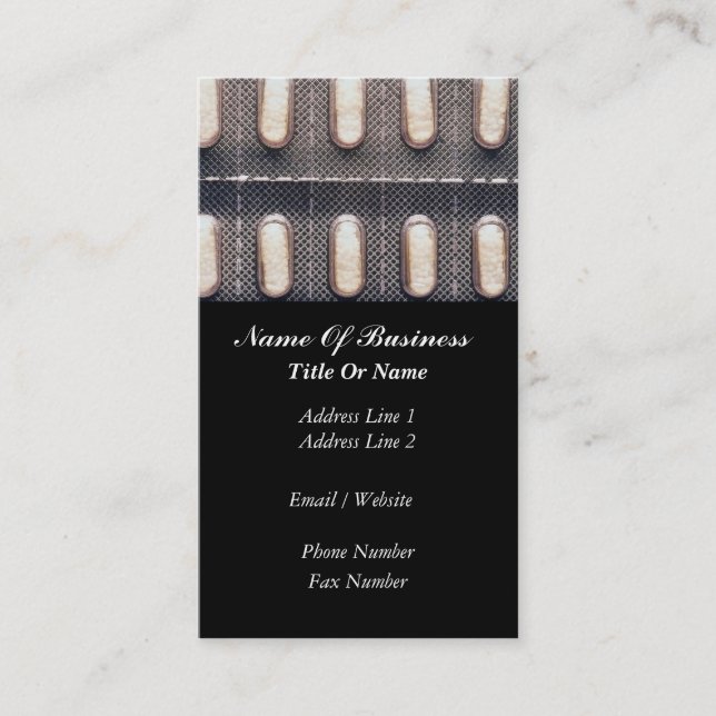 Cartão de visita da farmácia (Frente)