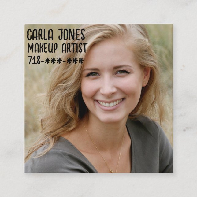 CARTÃO DE VISITA DA FAZER FOTO DO ARTISTA (Frente)