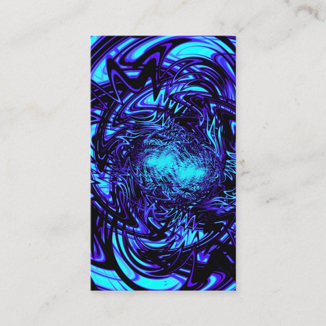 Cartão de visita da fluorescência (Frente)