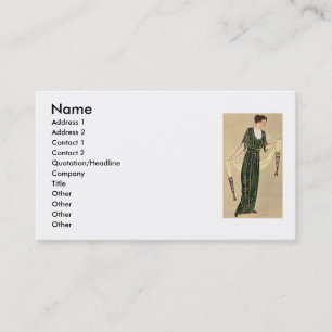 Cartão de visita da forma