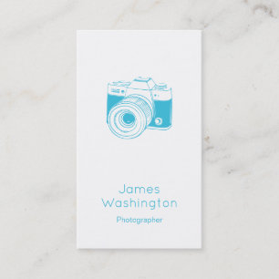 Cartão de visita da fotografia do estilo do