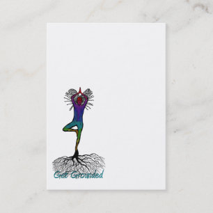 Cartão de visita da ioga