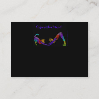 Cartão de visita da ioga