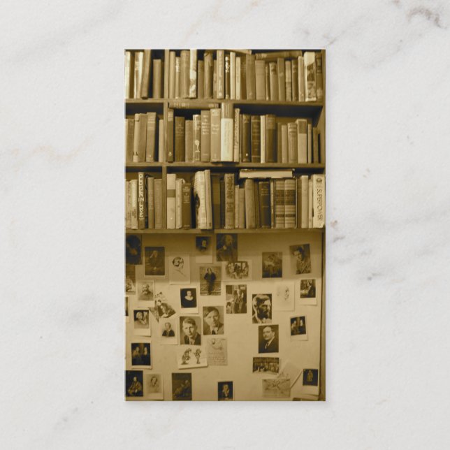 Cartão de visita da livraria (Frente)