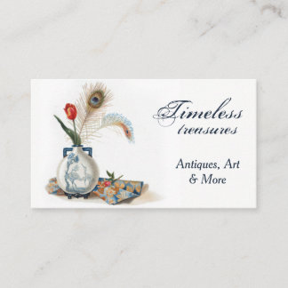 Cartão de visita da loja antiga do estilo do