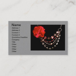 Cartão de visita da Loja de Joias Online
