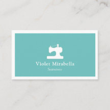 Cartão de visita da Máquina de costura por pressão