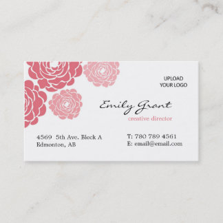 Cartão de visita da margarida