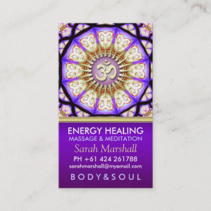 Cartão de visita da meditação da ioga de Buddha