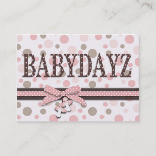 Cartão de visita da menina