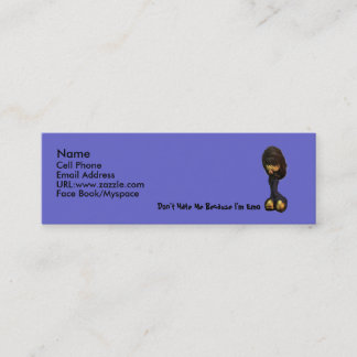 Cartão de visita da menina de Lil Emo