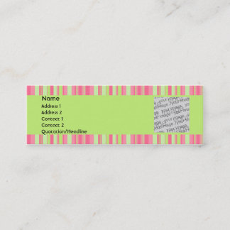 Cartão de visita da morango & do quivi