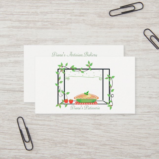 Cartão de visita da padaria (Frente/Verso In Situ)