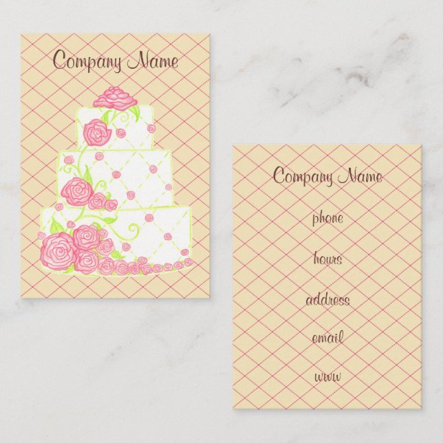 Cartão de visita da padaria (Frente/Verso)