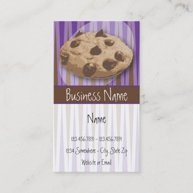 Cartão de visita da padaria (Frente)