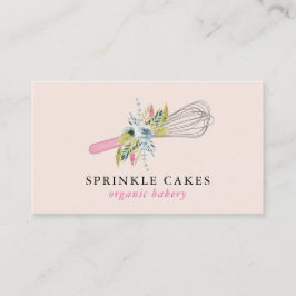 Cartão de visita da padaria de Whisky Floral de Wa