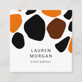 Cartão de visita da Praça do Reino Animal Moderno