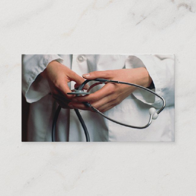 Cartão de visita da prática médica (Frente)