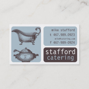 Cartão de visita da restauração