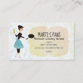 Cartão de visita da restauração do cozinheiro