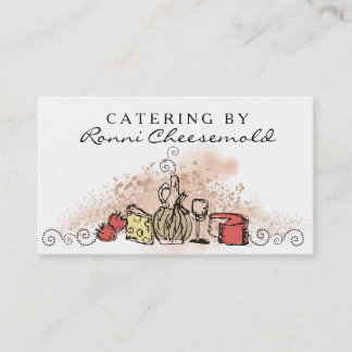 cartão de visita da restauração do cozinheiro