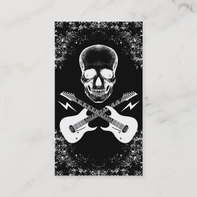 Cartão de visita da rocha (Frente)