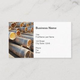 Cartão de visita da tubulação da irrigação