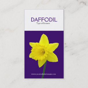 Cartão De Visita Daffodil Vertical com Dois Tom (330066)