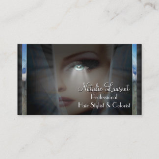 Cartão De Visita Dama Original Hairstylist Salão de beleza do Belle
