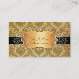 Cartão De Visita Damasco de Paloma do la do vintage de PixDezines