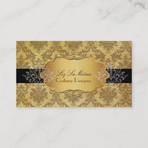 Cartão De Visita Damasco de Paloma do la do vintage de PixDezines