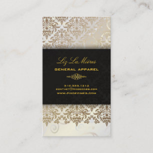 Cartão De Visita Damasco de PixDezines Céline