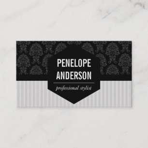 Cartão De Visita Damasco & listras