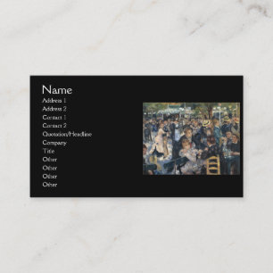 Cartão De Visita Dança de Moulin de la Galette por Renoir