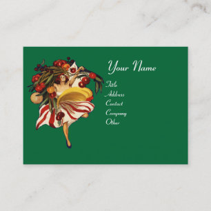 CARTÃO DE VISITA DANÇA DO PARTIDO ESPAGUETE, COZINHA ITALIANA E TOM