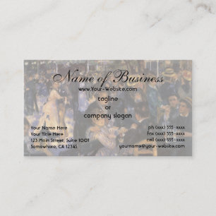 Cartão De Visita Dança no Moulin de la Galette de Renoir