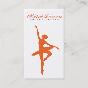 Cartão De Visita Dançarino de balé II