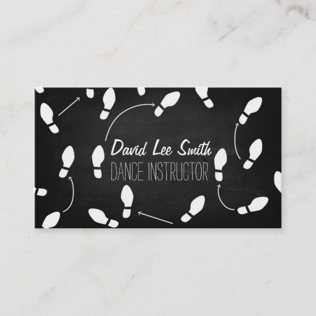 Cartão De Visita Dance Instructor (Frente)