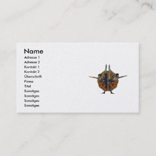 Cartão De Visita Dandayamana Dhanurasana 2010 as business card